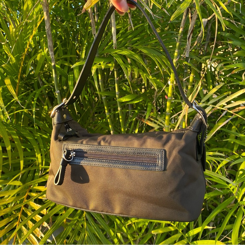 Coach Y2K Nylon Demi Hobo Shoulder Bag